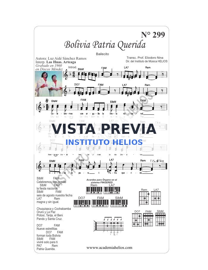 Vista previa de Bolivia Patria querida